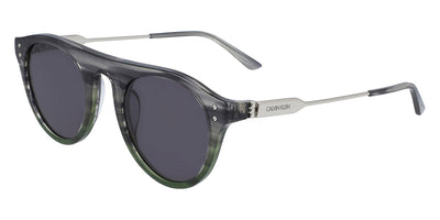 Calvin Klein Men's Smoke/Green Horn Gradient Sunglasses - CK20701S-078
