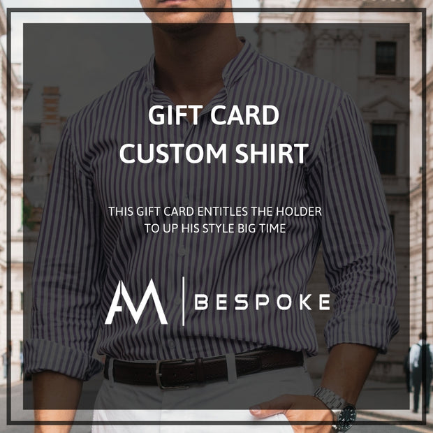 AM Bespoke - Gift Card Tailor made shirt