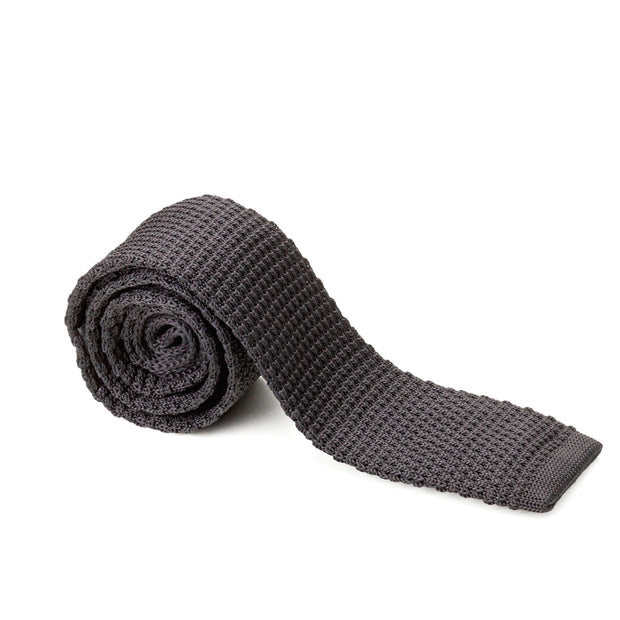 Classic Black Knit Tie