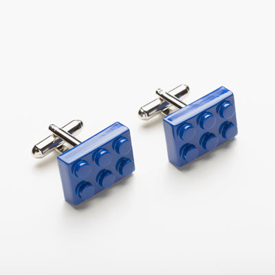 Quirky Novelty Blue "Lego" Cufflinks