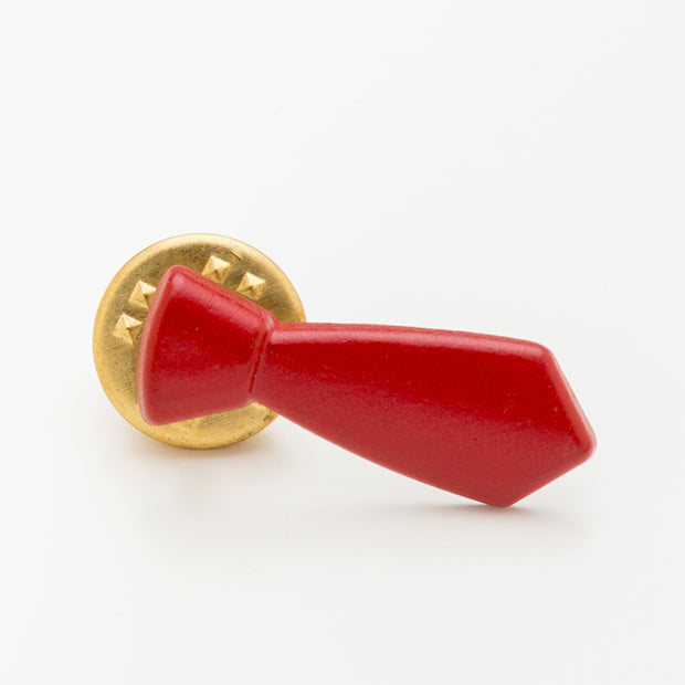 Red Tie Lapel Pin